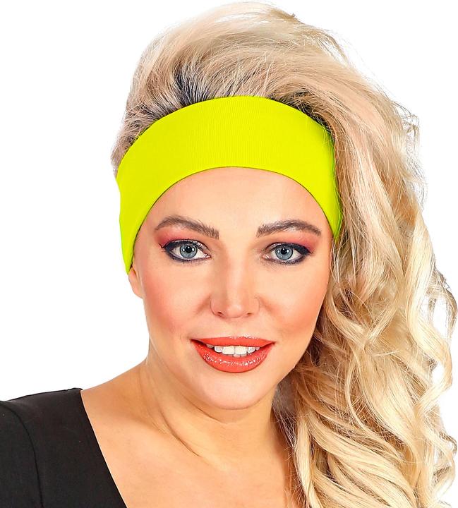 Actual product image Widmann 80s - headband neon yellow
