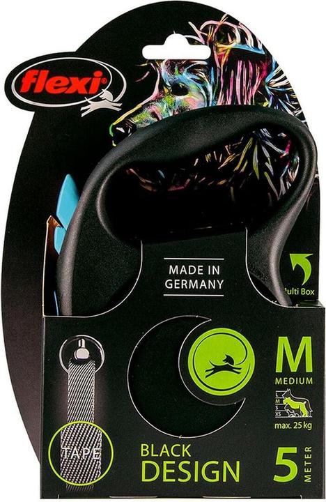 Actual product image Flexi Black Design belt (M, Dog, Walks)