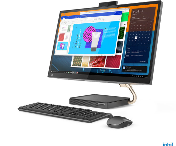 Produktbild Lenovo IdeaCentre AIO 5 – 27IOB6 (Intel Core i7-10700T, 16 GB, 1000 GB, GeForce RTX 3050)