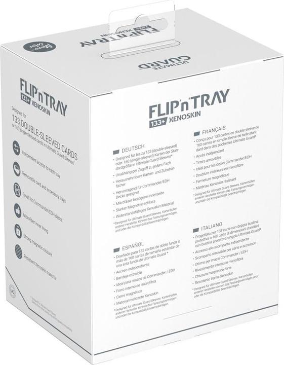 Actual product image Ultimate Guard Flip'n'Tray 133+ XenoSkin Blanc