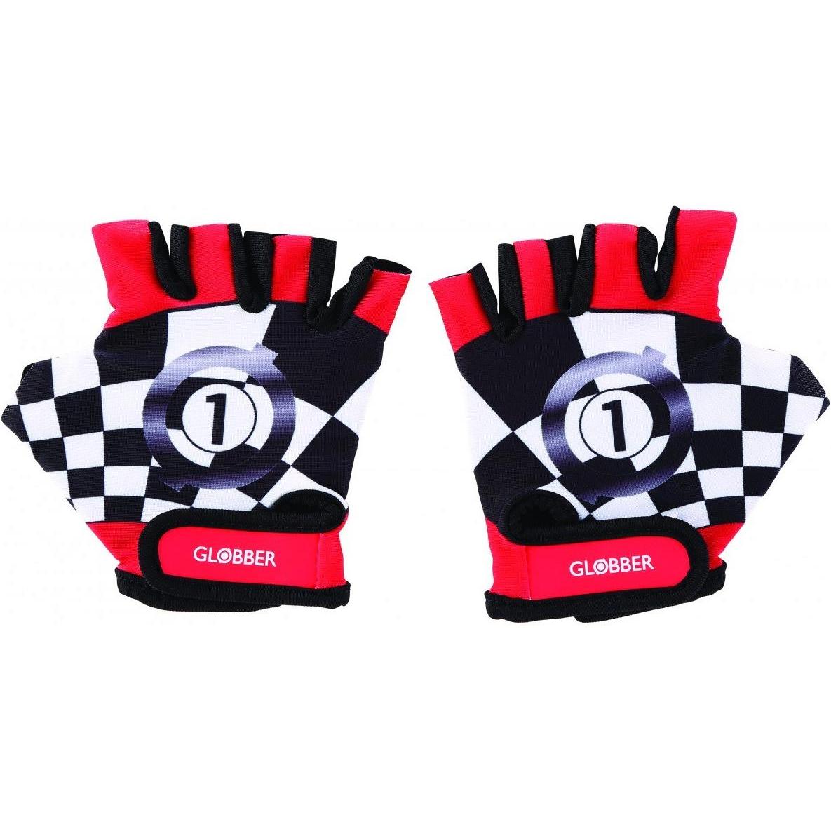 Globber, Unisex, Handschuhe, Printed, Rot, Schwarz, (XS)