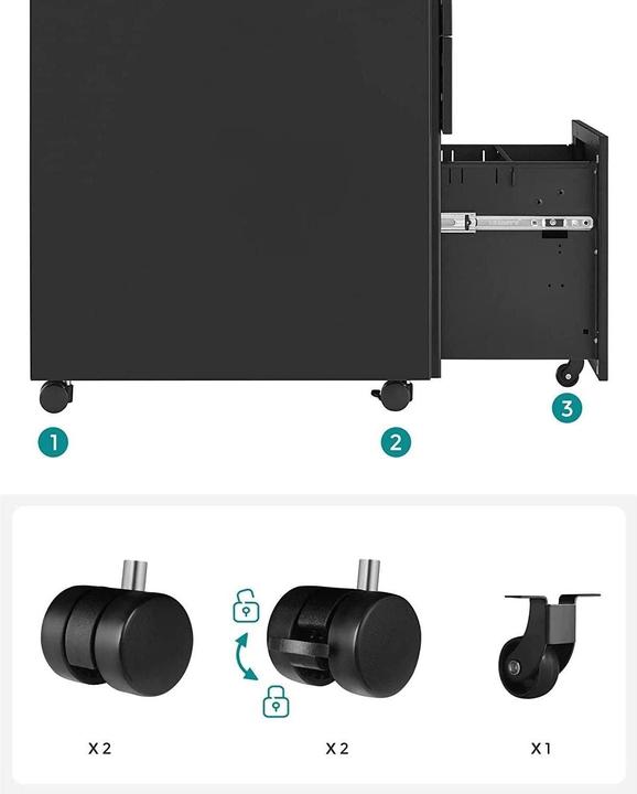 Actual product image Songmics Office Budy (39 x 52 x 60 cm)