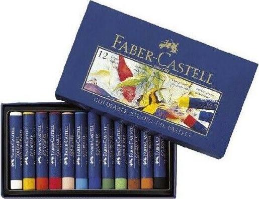 Actual product image Faber-Castell CASTELL oil pastels 12 cardboard box 6 pcs (12 x)