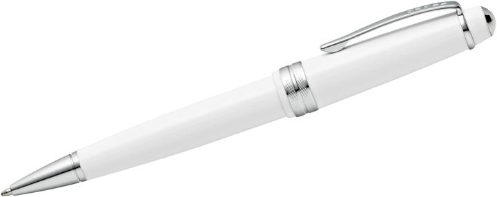 Productafbeelding Cross Twist action biros Bailey Light wit gelakt geschenkverpakking (Witte lak, 1 x)