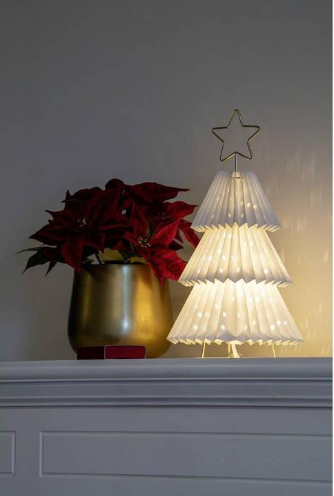 Actual product image Konstsmide Decorative paper tree with star, Transformer IP20