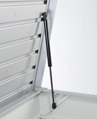 Actual product image Biohort LeisureBox 160, quartz gray metallic