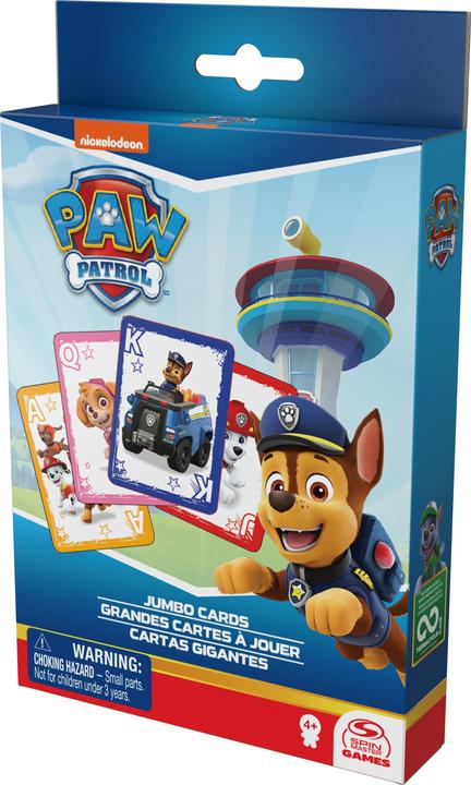 Productafbeelding Spin Master PAW Patrol Jumbo Kaarten van Games, Kinderspellen Kaartspellen Bordspellen voor