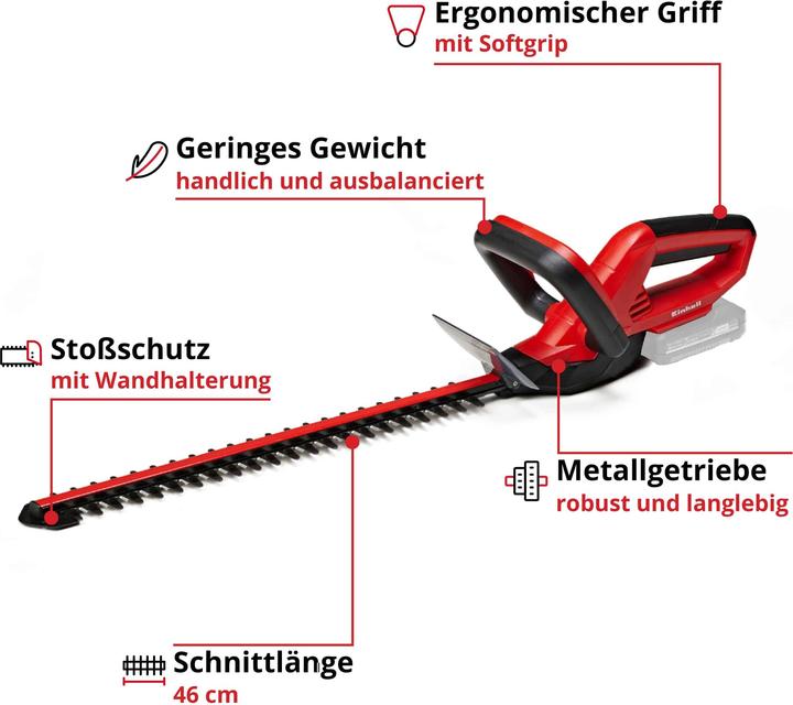 Productafbeelding Einhell GE-CH 1846 Li-Solo (Oplaadbare batterij)