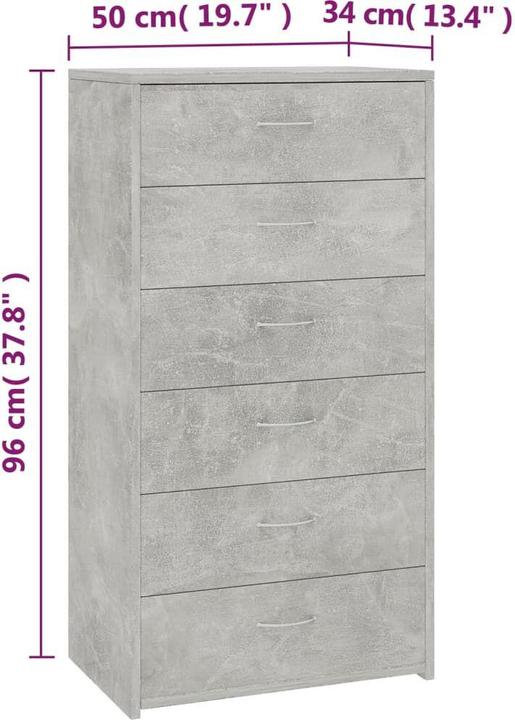 Produktbild vidaXL Sideboard (50 x 34 x 96 cm)