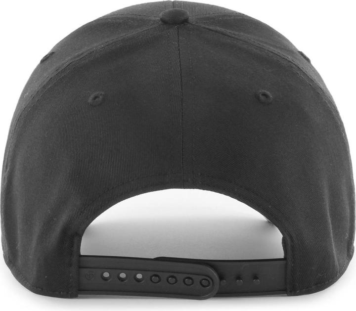 Actual product image 47 Brand Snapback Curved Cap - As Roma Black