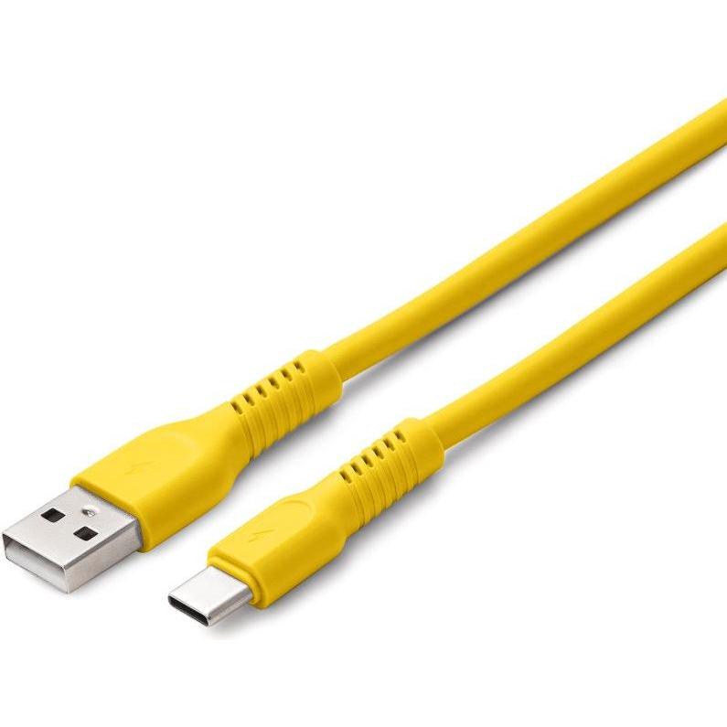 Thumbnail - Forever COLORUM Kabel USB-A - USB-C 1,8m 3A CK60-AC-05 xYellow (1.80 m, USB 3.0), USB Kabel