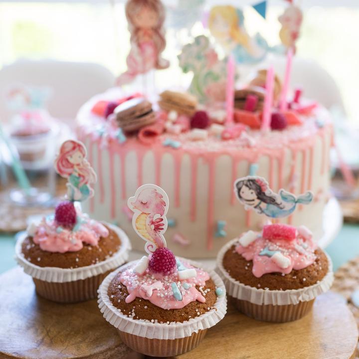 Actual product image Papierdrachen Cake topper (19 pcs.)