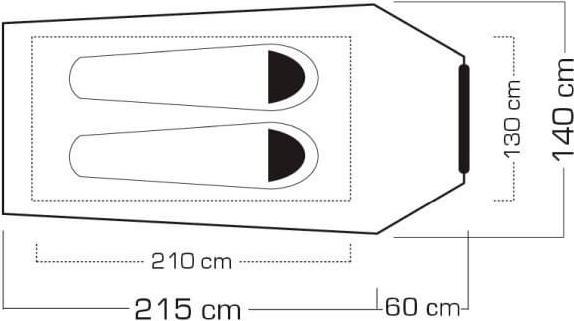 Produktbild Trevolution Sia 2 (Kuppelzelt, 1.30 kg, 2 Personen)