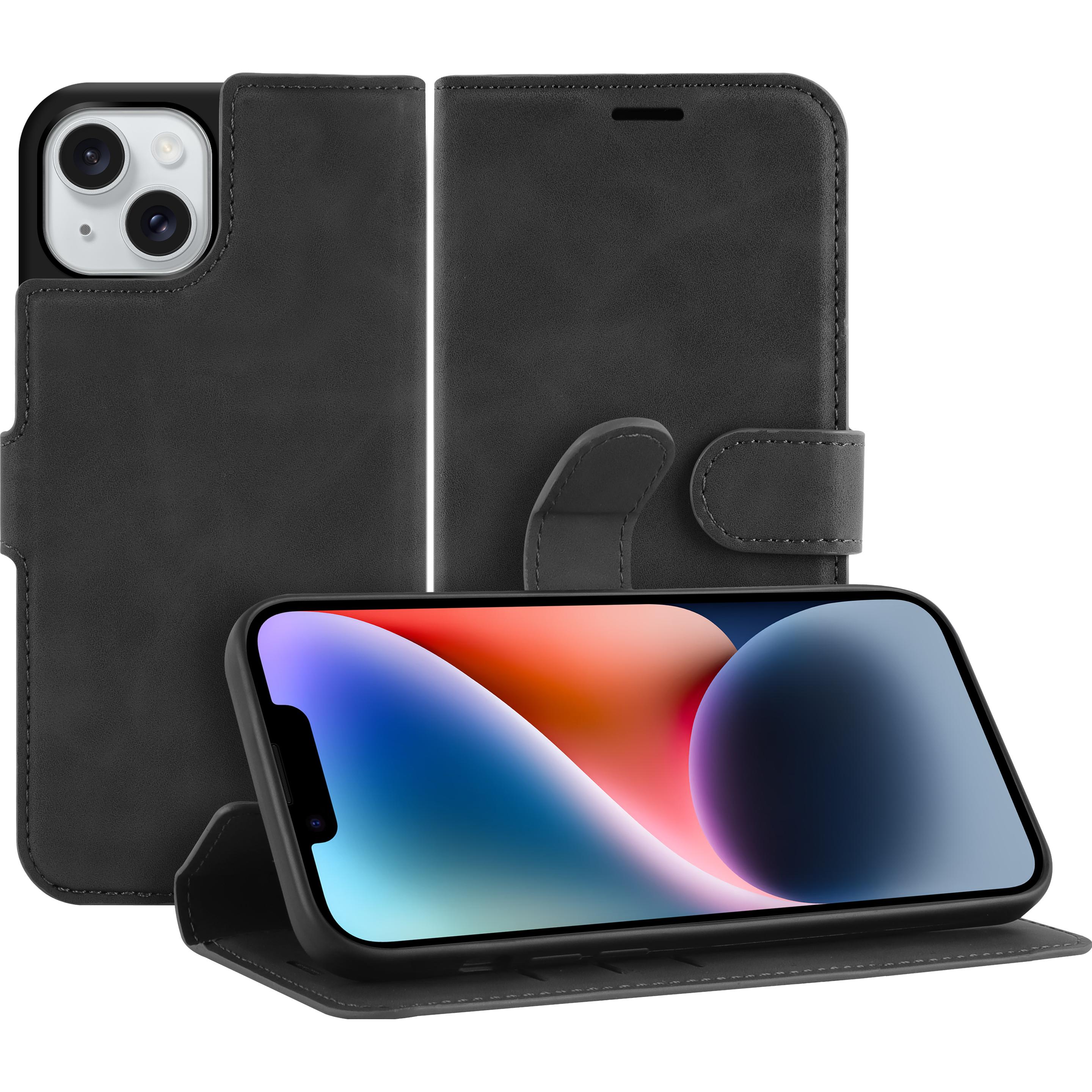 Thumbnail - Cazy Premium-Geldbörsen-Etui für iPhone 14, Magnetisches Geldbörsen-Etui, Kartenfächer, Ständer - (Apple iPhone 14), Sma...