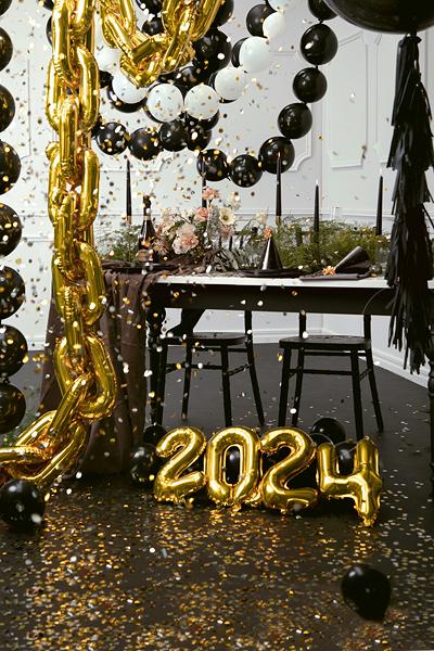 Produktbild Partydeco Kettenballons Linking Dekoluftballon Weiss 33cm, 20 Stück (20 x)