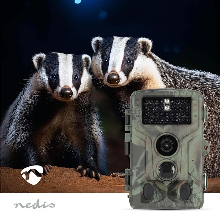 Actual product image Nedis Wildlife Camera - 4K@10fps - 50 MPixel - 5 MPixel CMOS - IP65 - Black No-Glow IR - Night