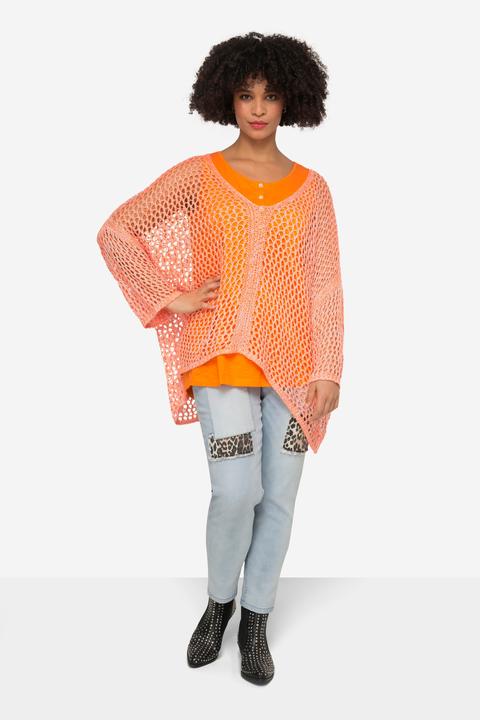 Produktbild Angel of Style Pullover, oversized, Häkeloptik, Langarm (50)