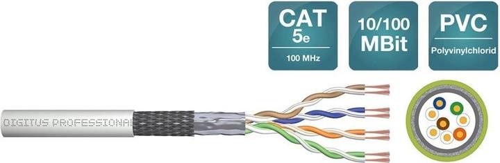 Produktbild Digitus CAT 5e SF/UTP Patch Kabel,305m (SF/UTP, CAT5e, 305 m)