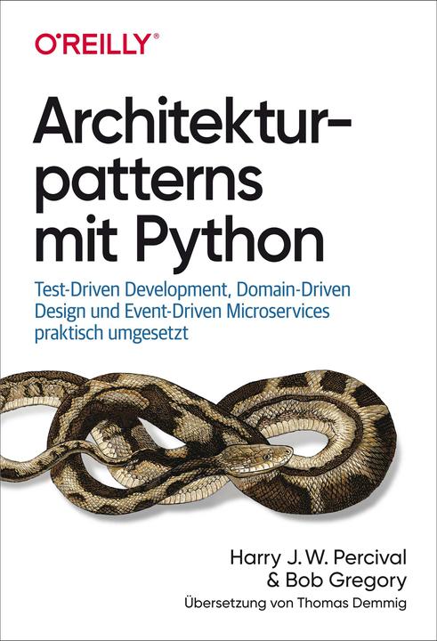 Produktbild Architekturpatterns mit Python (Deutsch, Bob Gregory, 2021)