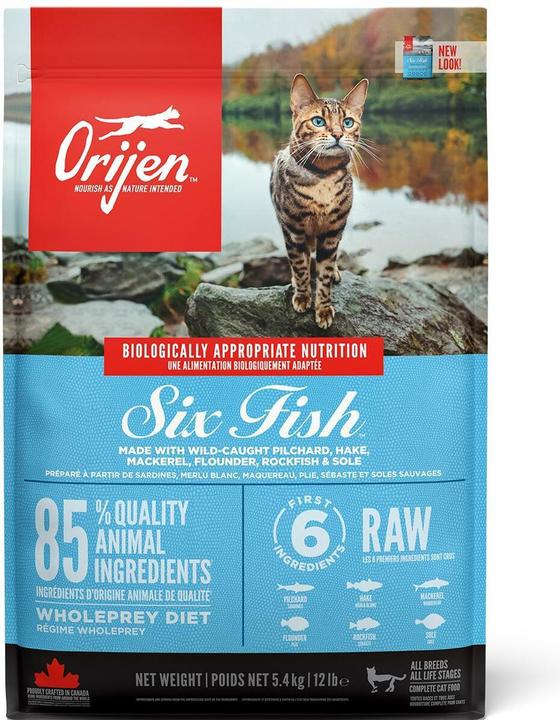 Produktbild Orijen Six Fish (Adult, 1 Stk., 5400 g)