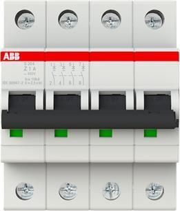 Produktbild ABB S204-Z1 Sicherungsautomat Z-Char., 6 kA, 2CDS254001R0218