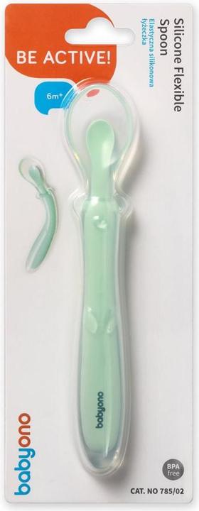 Actual product image Babyono flexibler Silikonlöffel 6M+