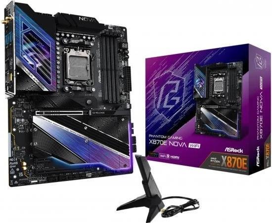 Productafbeelding AsRock H810M-H Dimms 4STATA3 USB3.2 GB-LAN - DDR5 - Gigabit-LAN (LGA 1851, Intel H810, mATX)