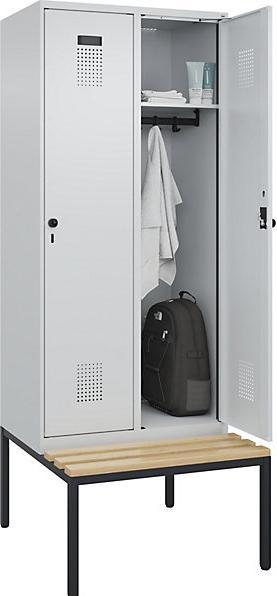 Actual product image kaiserkraft Evolo PLUS bench locker (80 cm, 212 cm)