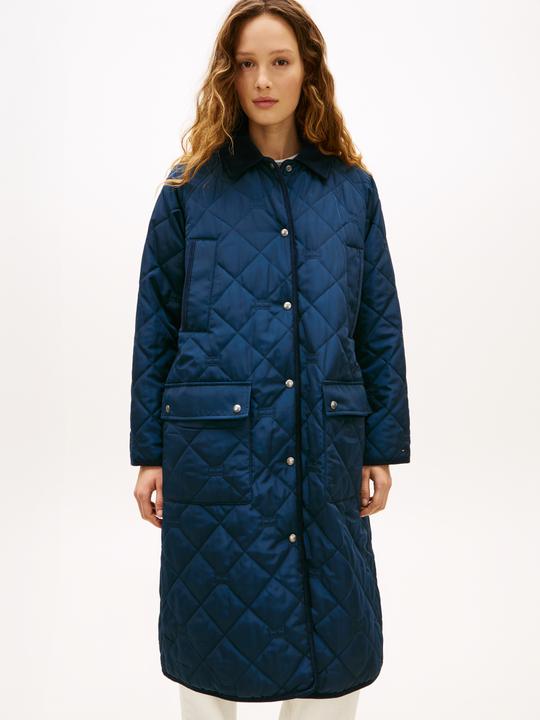 Actual product image Tommy Hilfiger Padded Flag Quilted Coat (S)