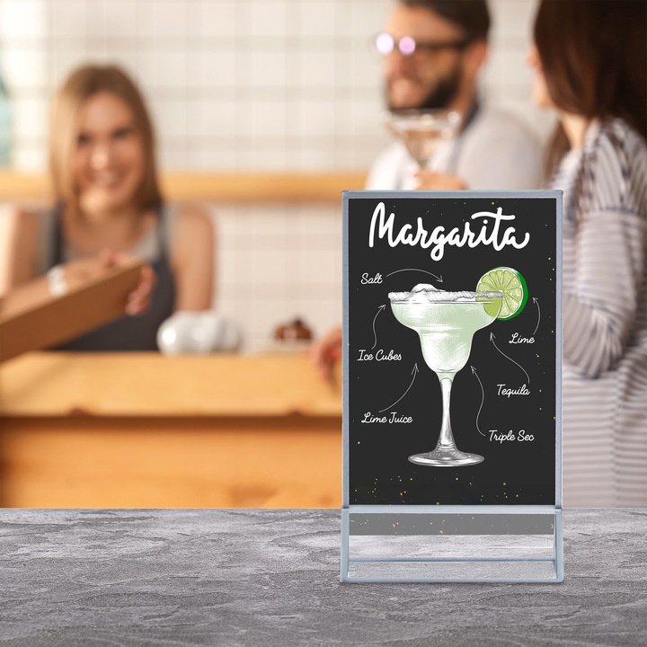 Immagine prodotto Relaxdays 6x porta-menù-da-tavolo