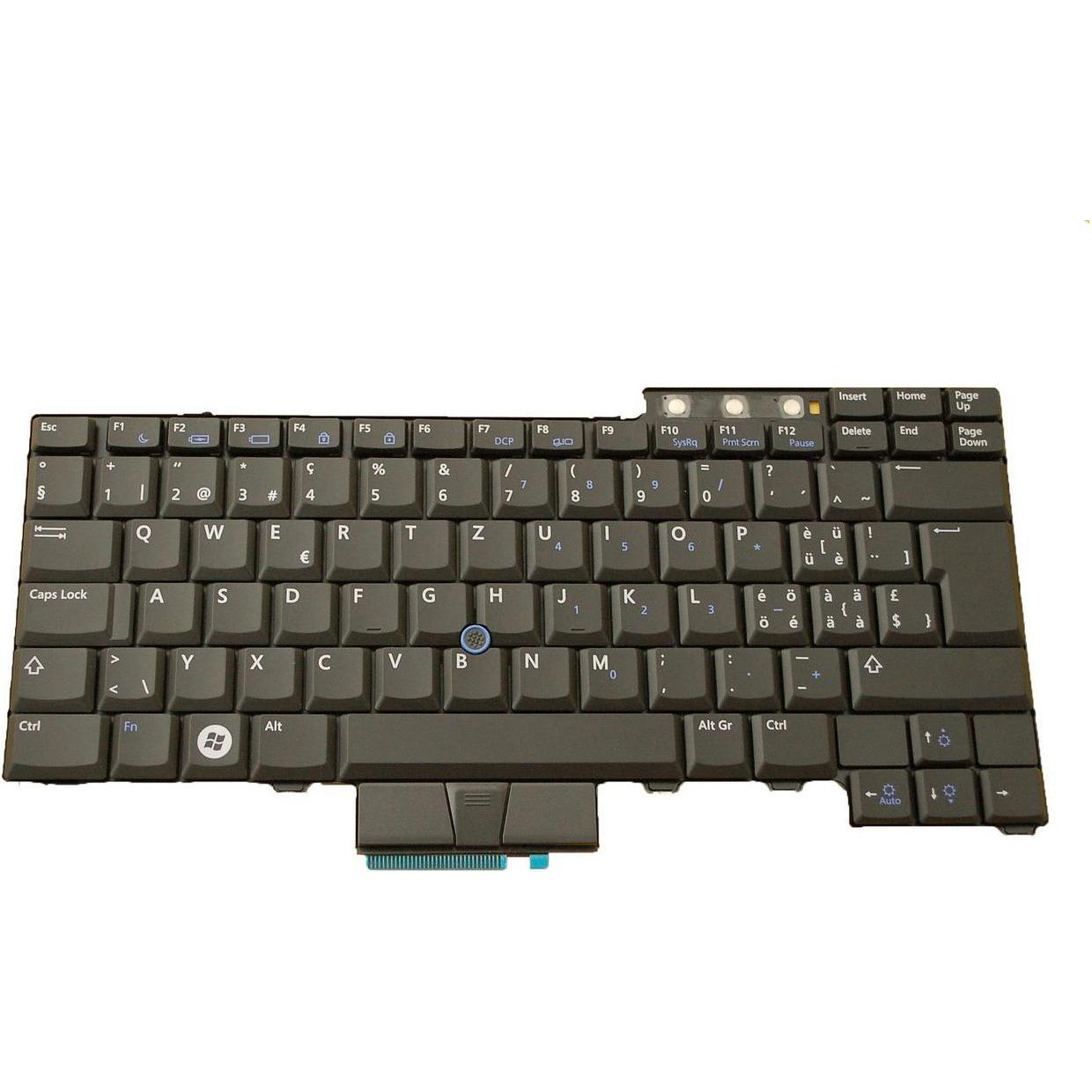 Dell Keyboard (SWISS), Notebook Ersatzteile, Schwarz