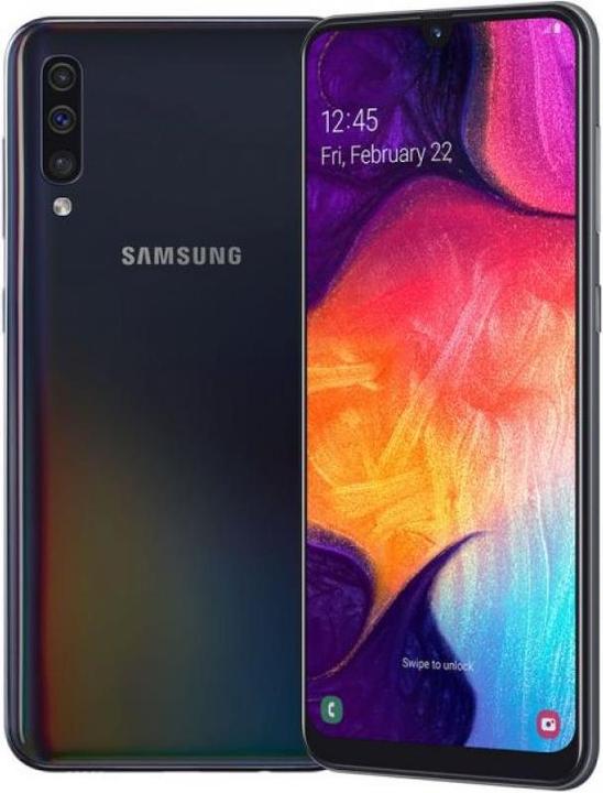 Immagine prodotto Samsung Galaxy A50 EU (128 GB, Nero, 6.40", Doppia SIM + SD, 25 Mpx, 4G)