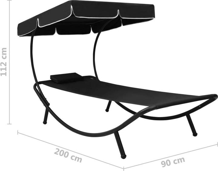 Immagine prodotto vidaXL Sonnenliege (200 cm)