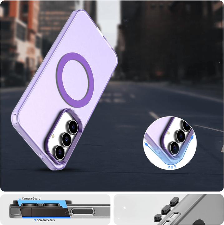 Immagine prodotto Cover-Discount Galaxy S25 FE - Acryl-Handyhülle mit Magnet und Farbakzent (Samsung Galaxy S25 FE)