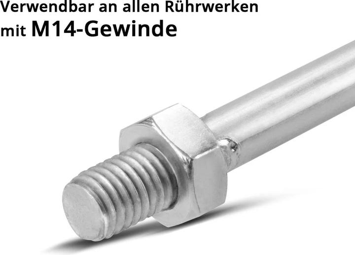 Produktbild Stahlwerk Mörtelrührer 1.000 W Rührwerk 550 U/min Zusatz-Quirl Rechts- Linkslauf Drehzahlregelung