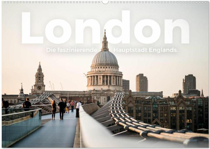 Produktbild London - Die faszinierende Hauptstadt Englands. (Wandkalender 2026 DIN A2 quer), Monat (A2)