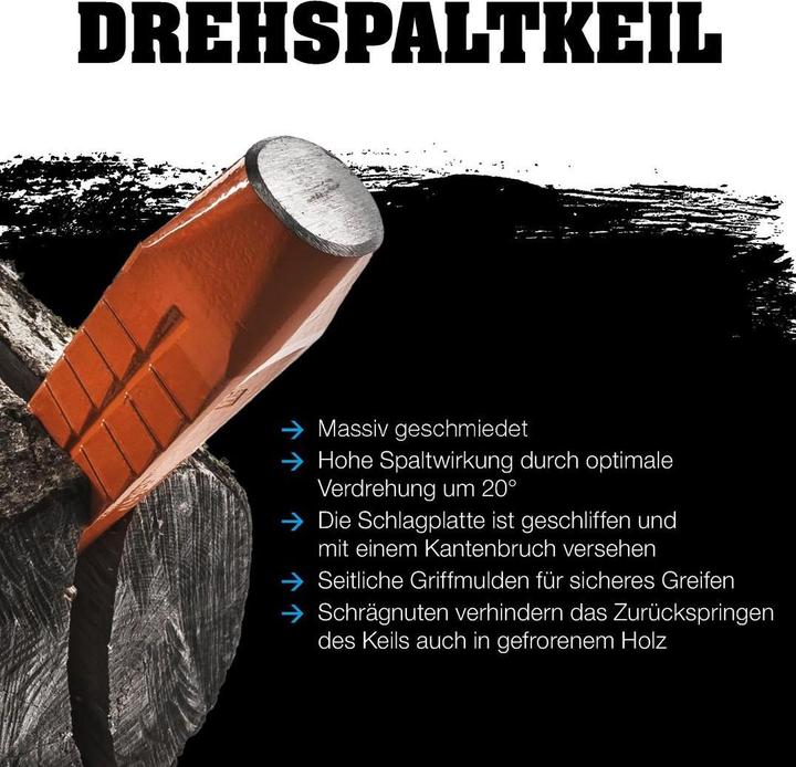 Produktbild Halder Drehspaltkeil 3100 g Länge 260 mm