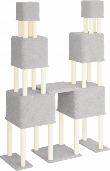 Actual product image vidaXL Kratzbaum (199 cm, Light grey)