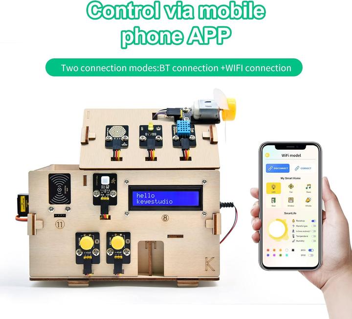 Actual product image KEYS DIY home automation kit with ESP32