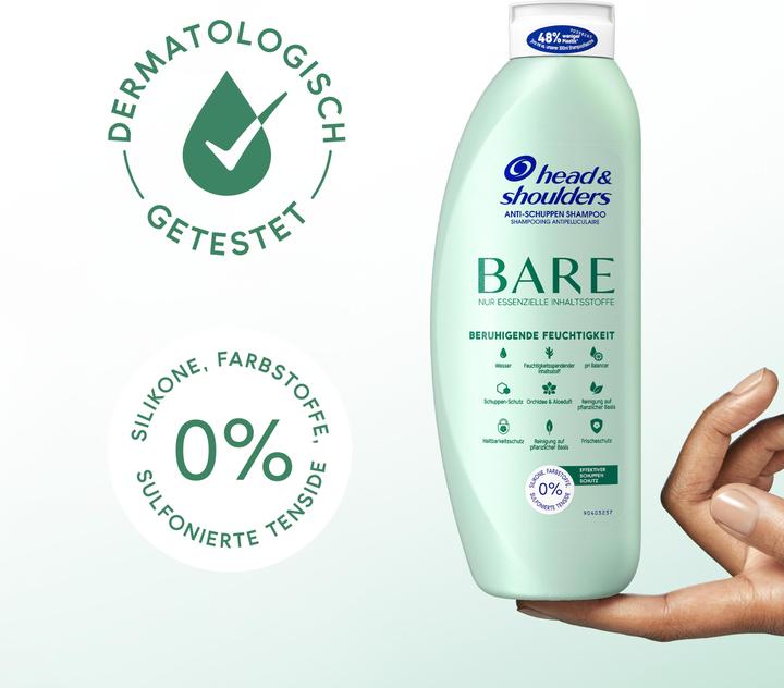 Actual product image Head & Shoulders Bare (Liquid shampoo, 400 ml)