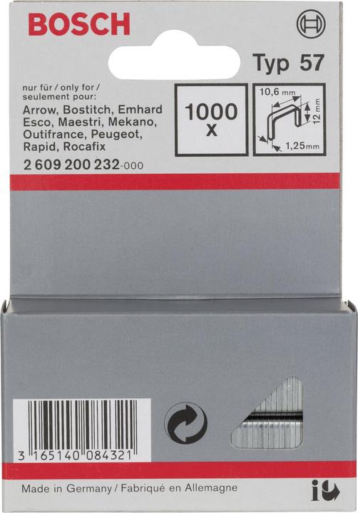 Productafbeelding Bosch Professional Zubehör Platte draadklem type 57, 10.6