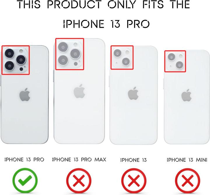 Produktbild Nalia Carbon Look Silikon Handyhülle (Apple iPhone 13 Pro)