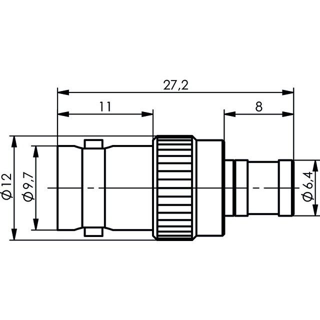 Thumbnail - Telegärtner Koax-Adapter BNC-Buchse (Antennenkabel), Antennenkabel