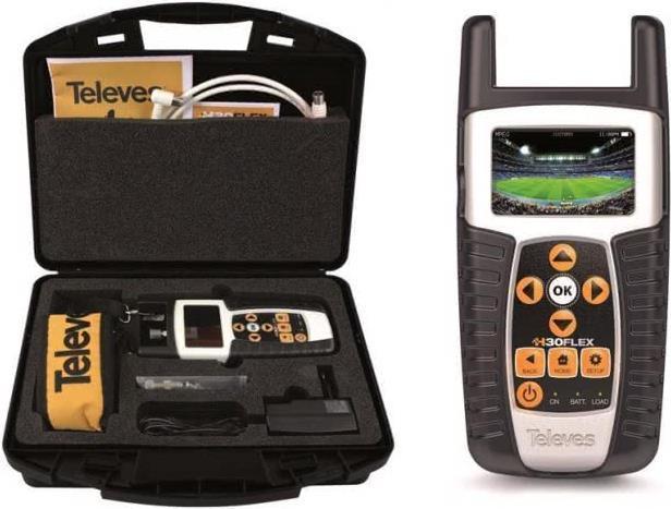 Actual product image Televes H30S2CT2-K H30FLEX w.DVB-S2 DVB-C DVB-T2(n.HEVC265) Case 593314 (Various)