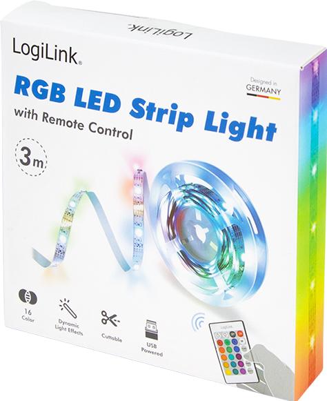 Image du produit LogiLink Bande LED (RGB, 300 cm, Intérieur)