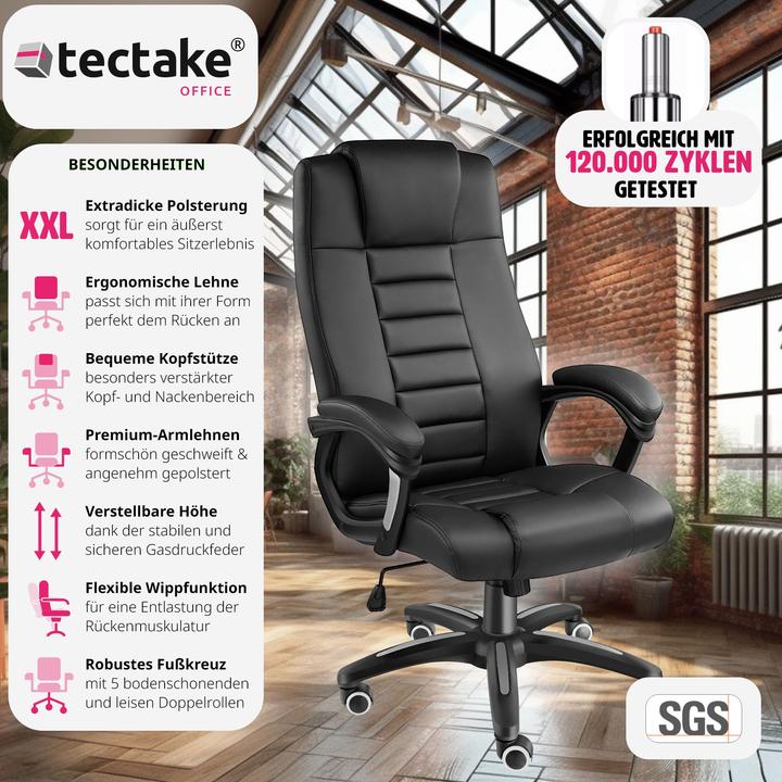 Produktbild tectake Chefsessel