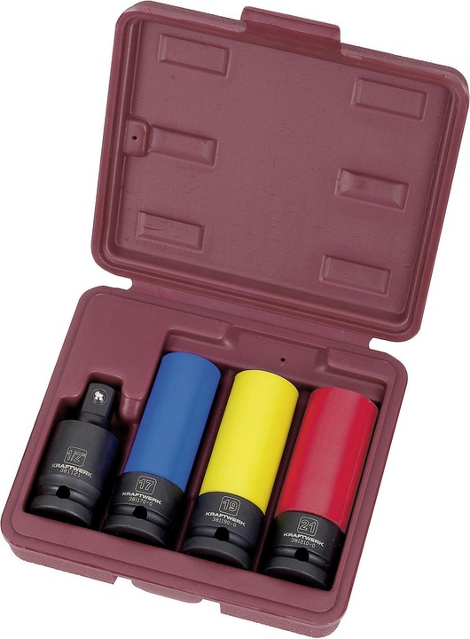 Actual product image Kraftwerk Impact socket wrench set (17 mm, 19 mm, 18 mm)