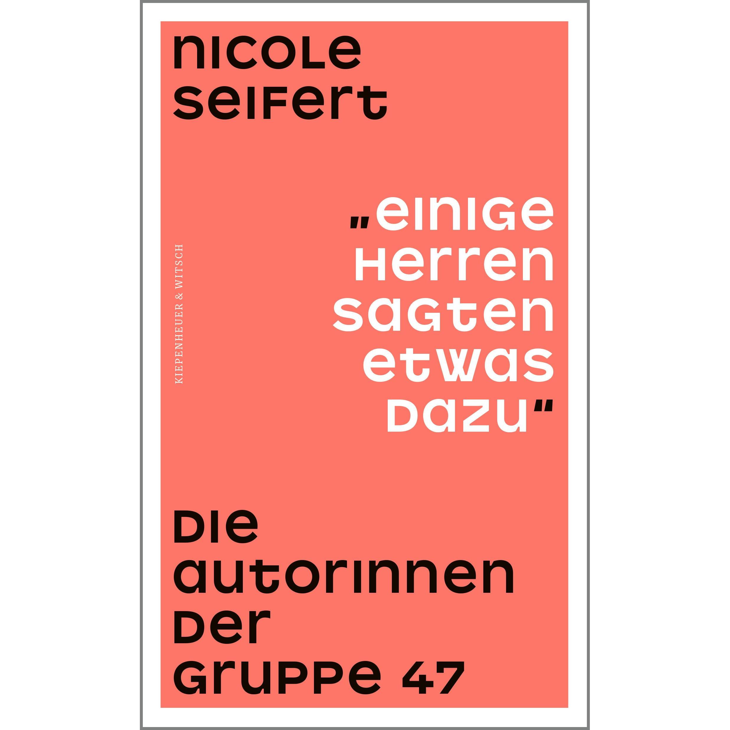 Einige Herren sagten etwas dazu, Sachbücher von Nicole Seifert