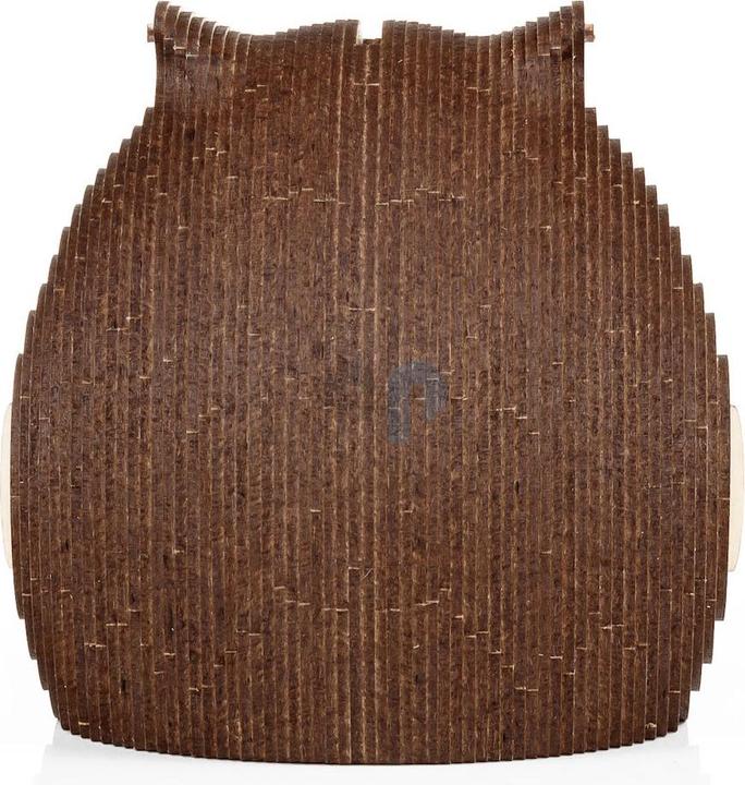 Actual product image Eco Wood Art Coin Bank Puzzle - Owl