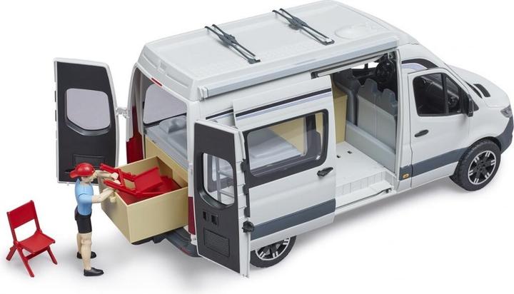 Productafbeelding Bruder Mercedes Benz Sprinter Camper met chauffeur